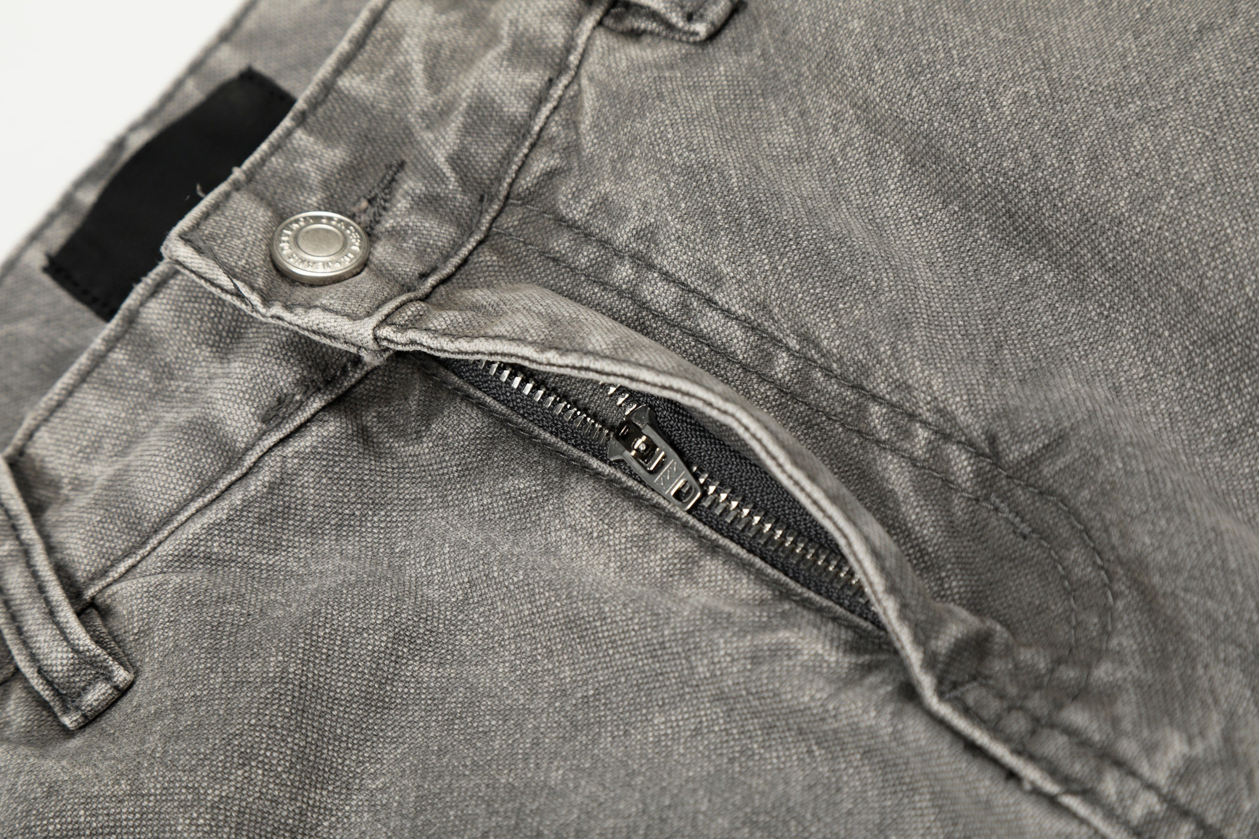 Washed Distressed Utility Carpenter Jeans | Wide Leg