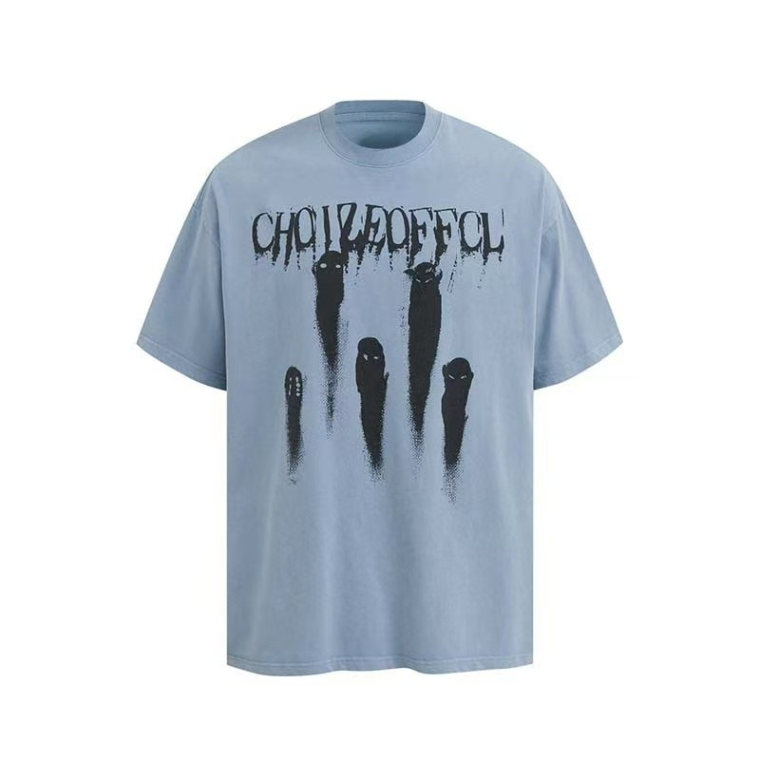 Ghost Shadow Graphic Tee | Dark Streetwear Cotton T-Shirt