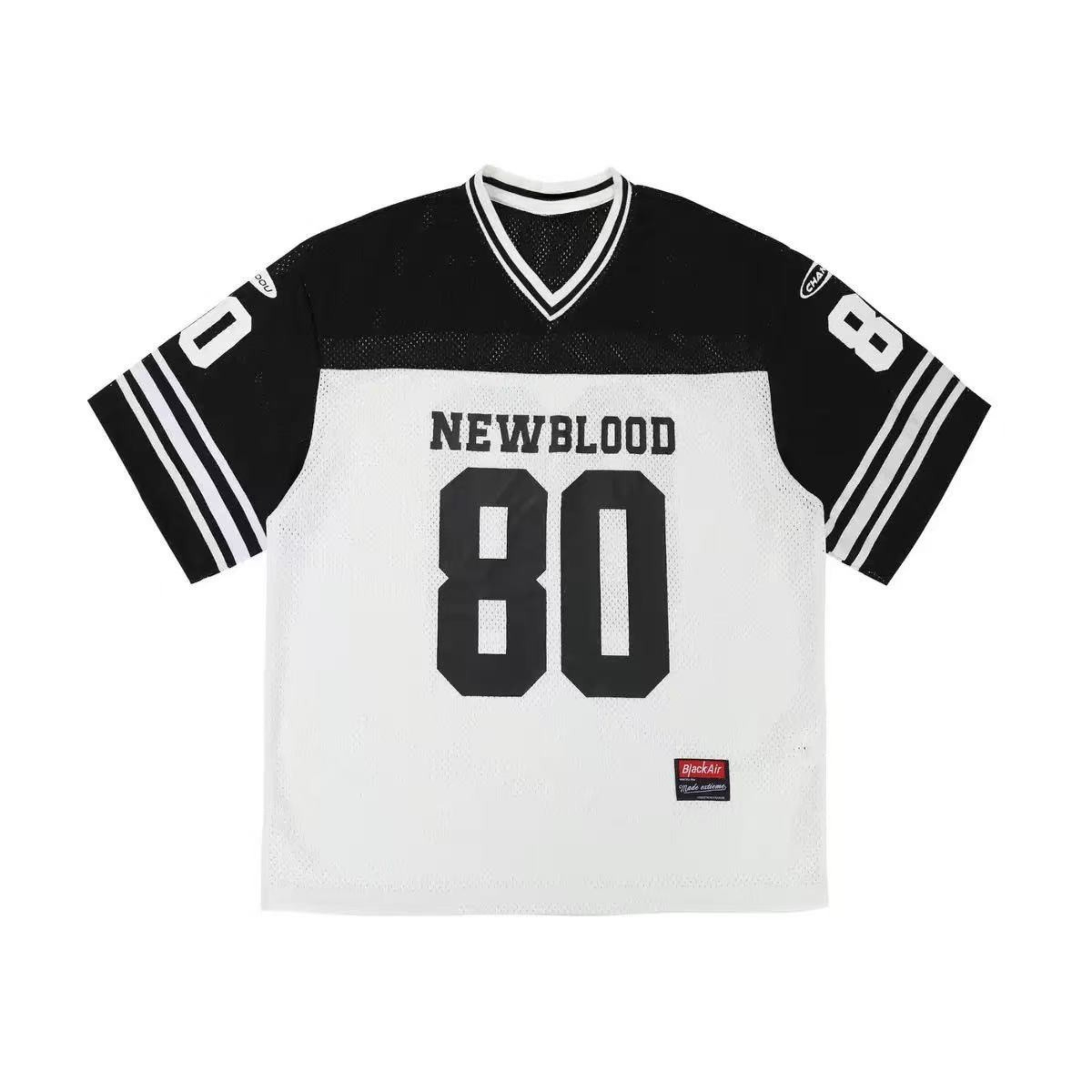 Newblood 80 Color-Block Football Jersey Tee | Streetwear