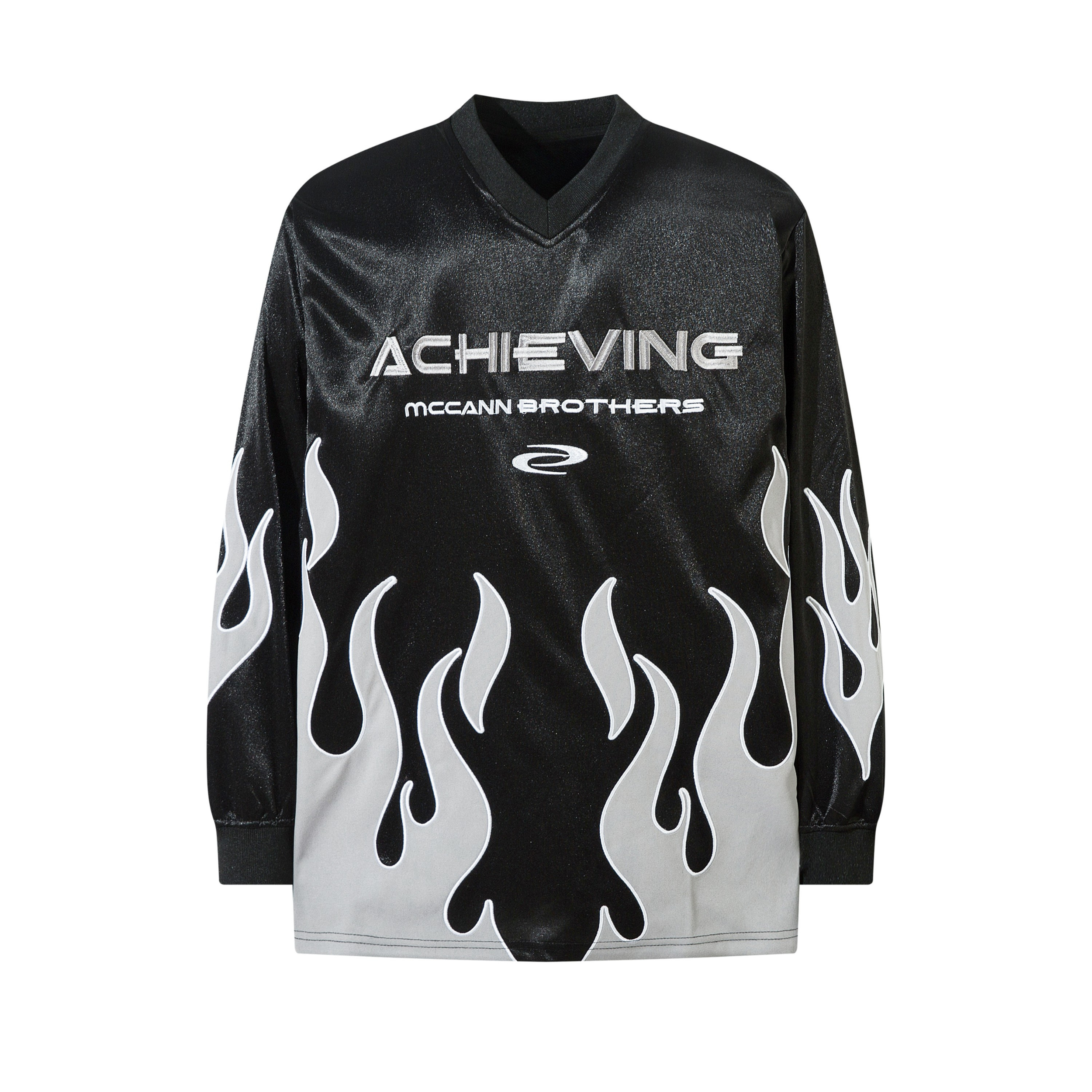 Achieving McCann Brothers Flame Graphic Long Sleeve Jersey