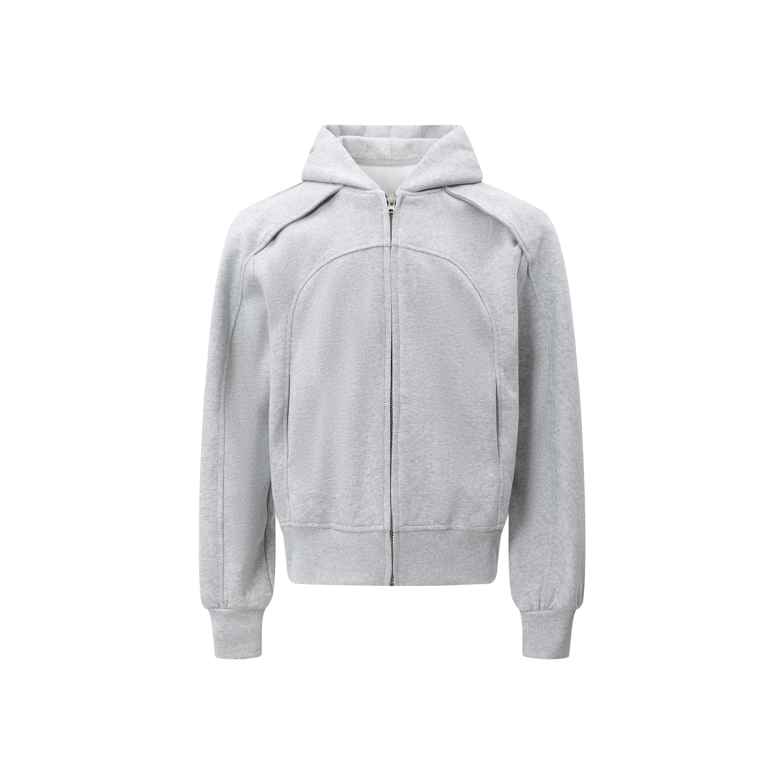 Omirad Sculpted Zip-Up Hoodie | Structured Street Fleece