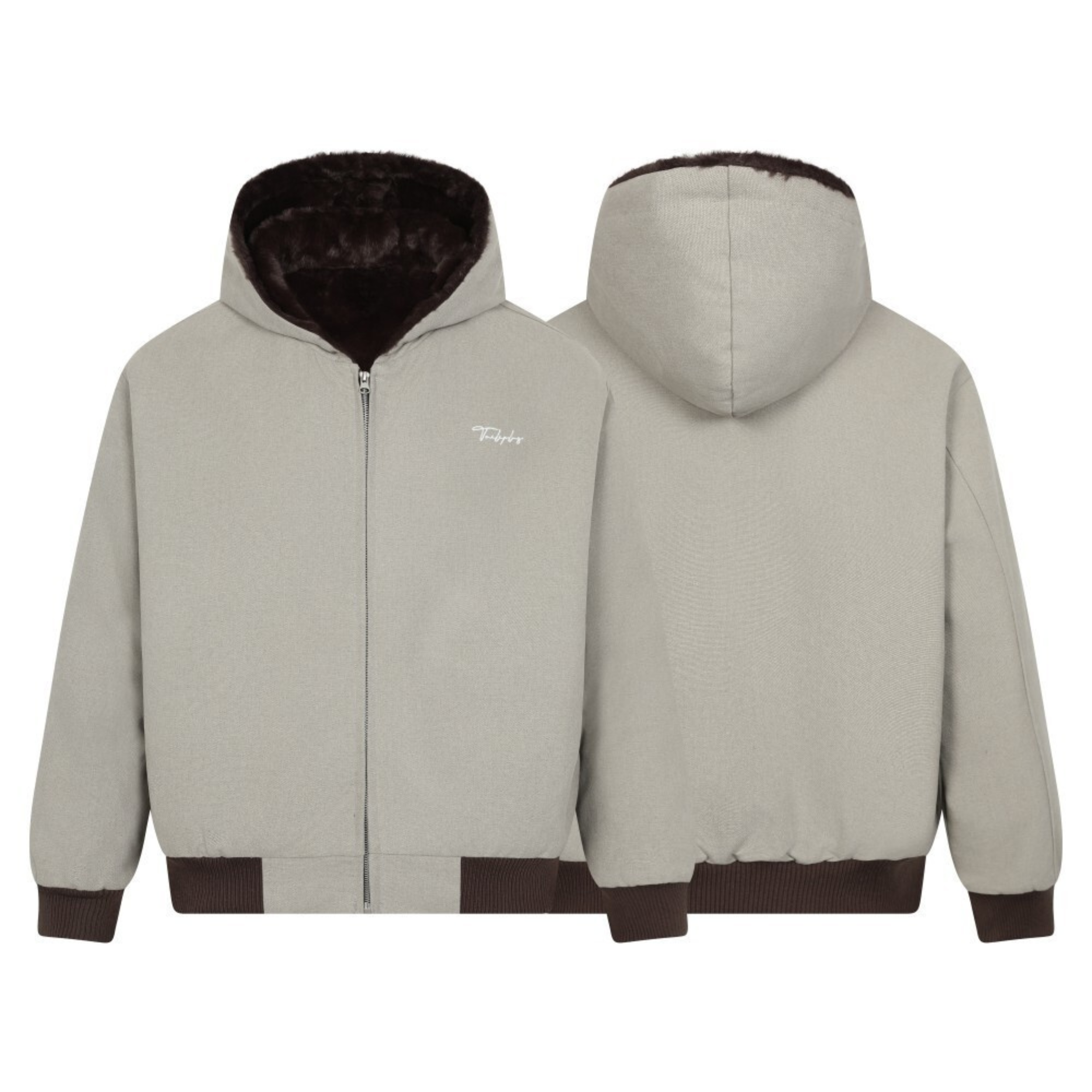 Omirad Essential Fur-Lined Zip-Up Hoodie | Street-Casual Warmth