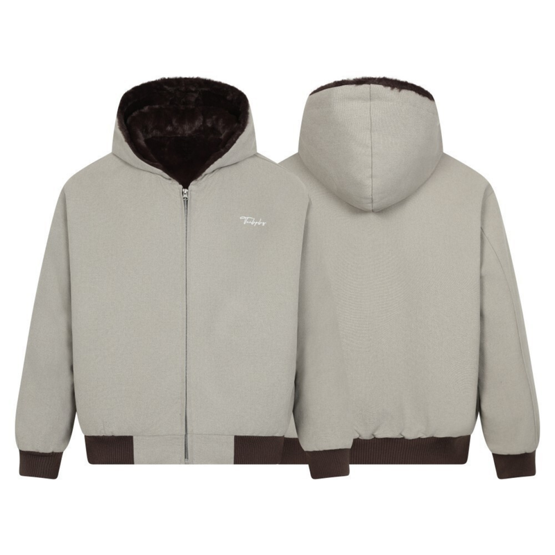 Omirad Essential Fur-Lined Zip-Up Hoodie | Street-Casual Warmth
