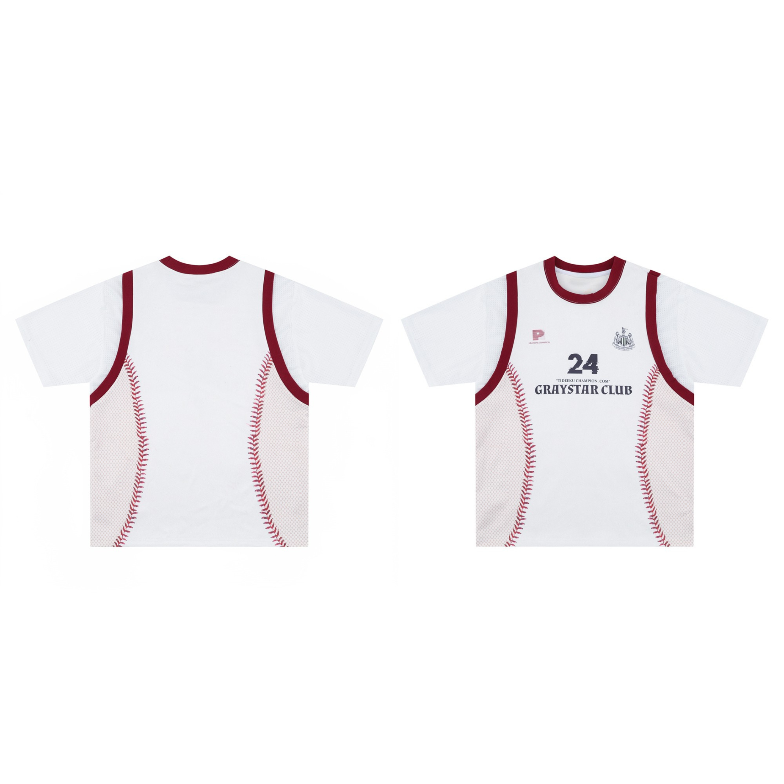 Baseball Stitch Mesh Tee | Retro Sport Streetwear Jersey
