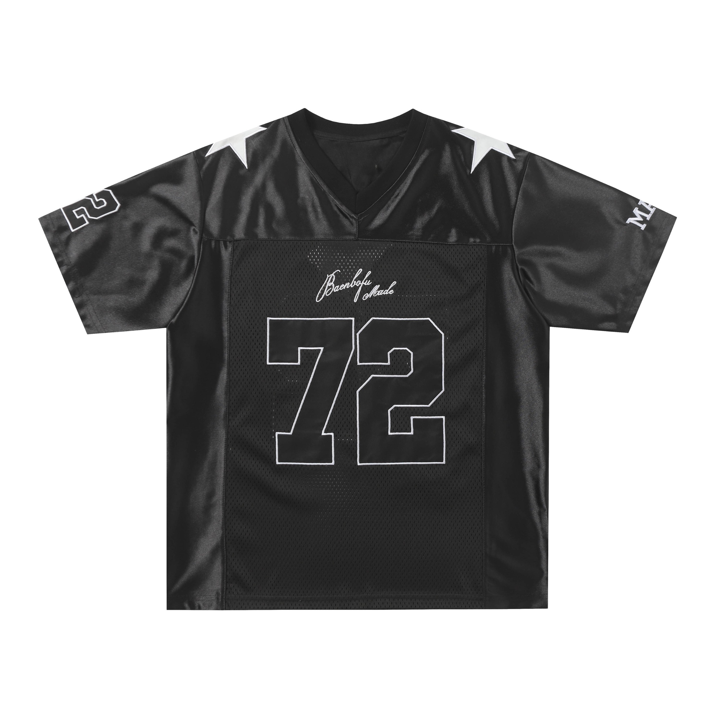 Star 72 Mesh Football Jersey Tee | Streetwear Drop