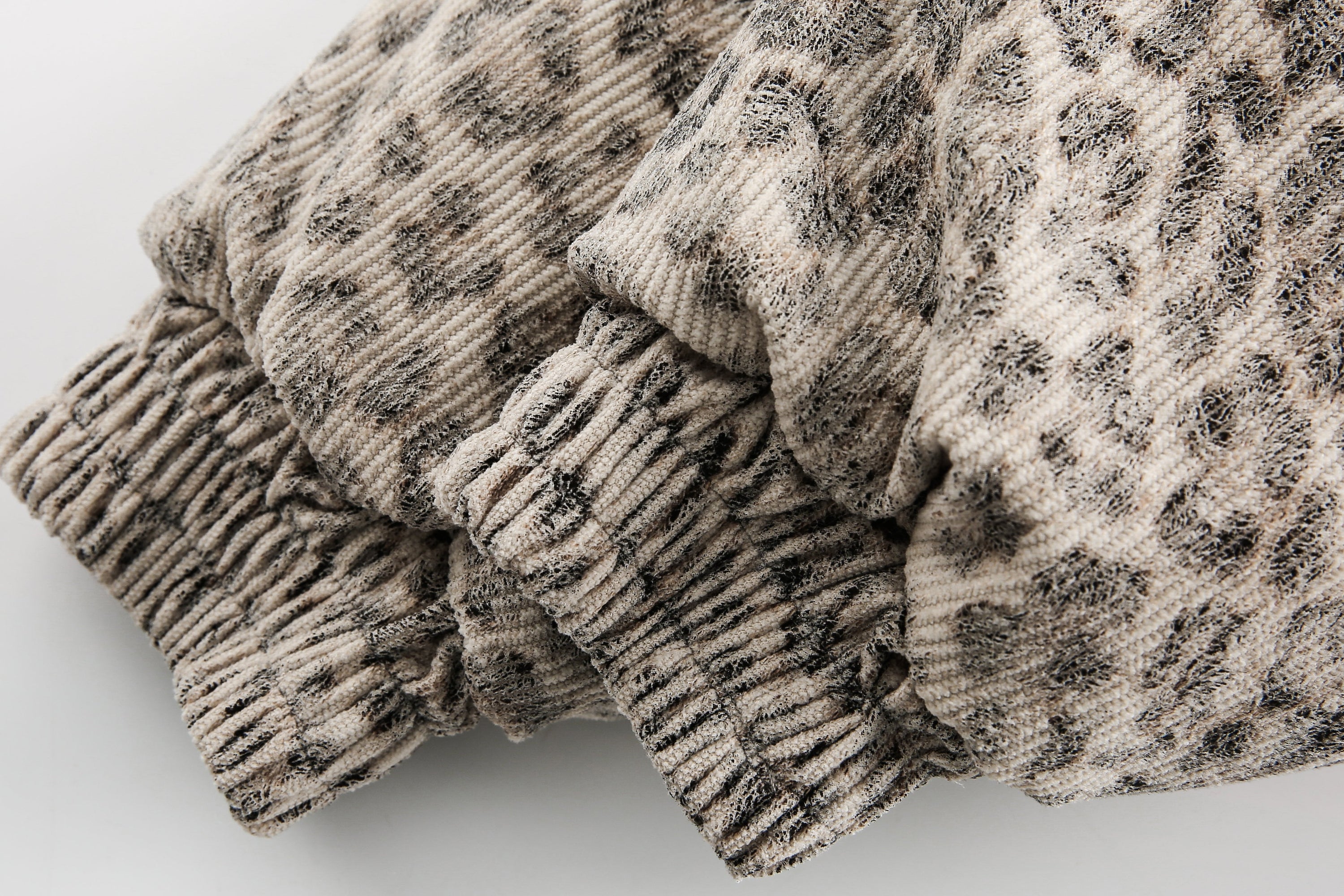 Leopard Print Fur-Trim Hooded Bomber Jacket | Omirad