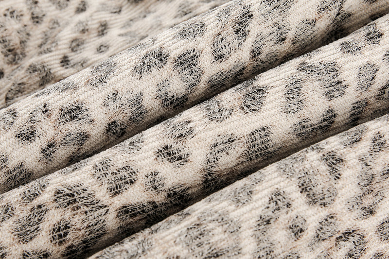 Leopard Print Fur-Trim Hooded Bomber Jacket | Omirad