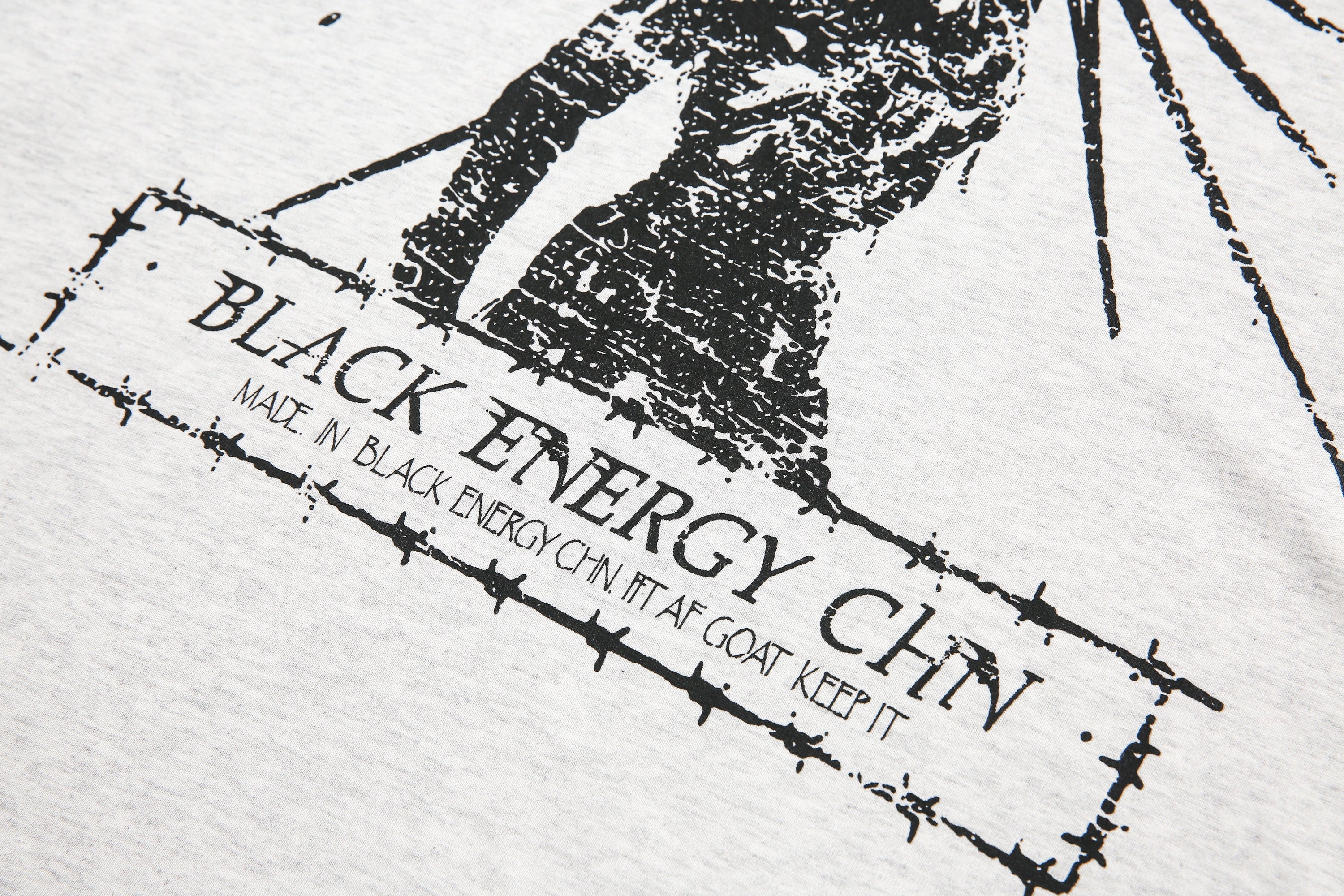 Black Energy Vintage Graphic Long-Sleeve Tee | Oversized Fit