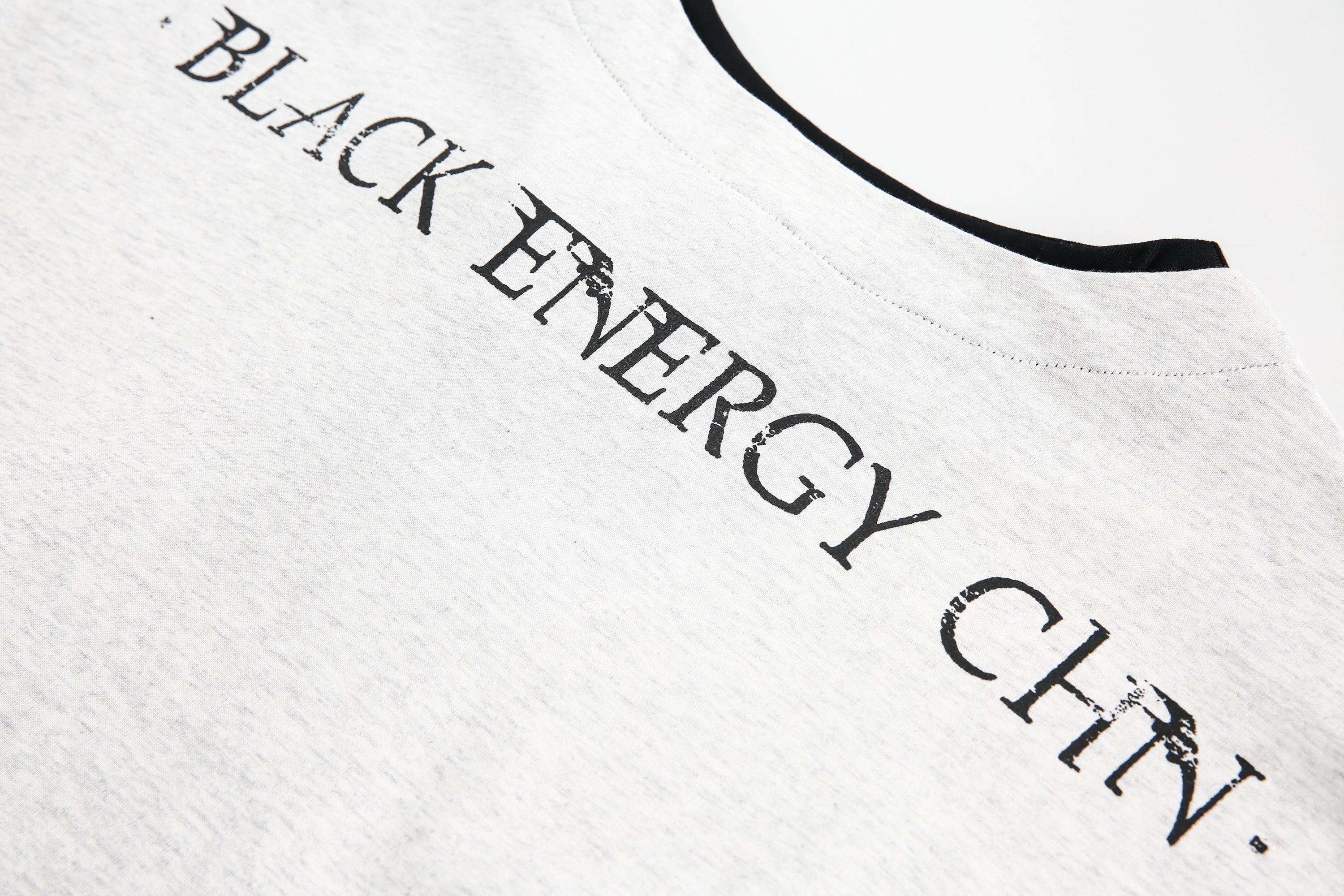 Black Energy Vintage Graphic Long-Sleeve Tee | Oversized Fit