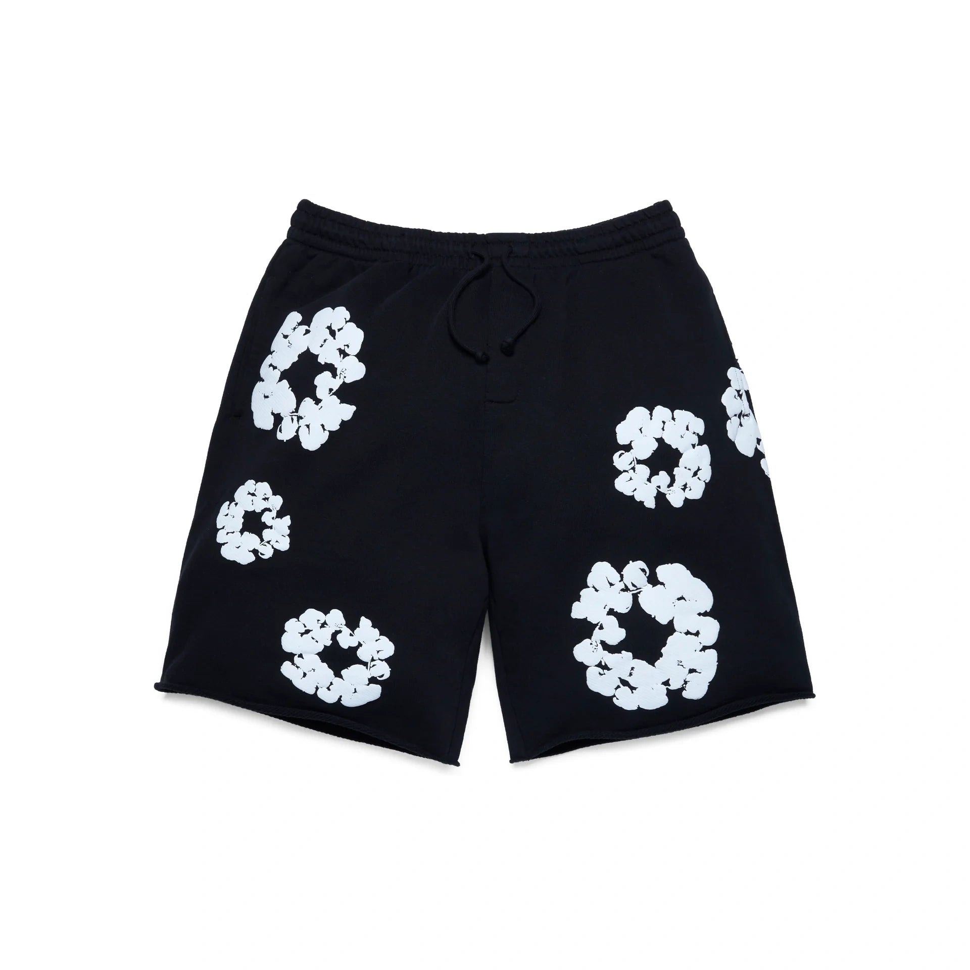 Denim Tears Cotton Wreath Sweat Shorts – Black