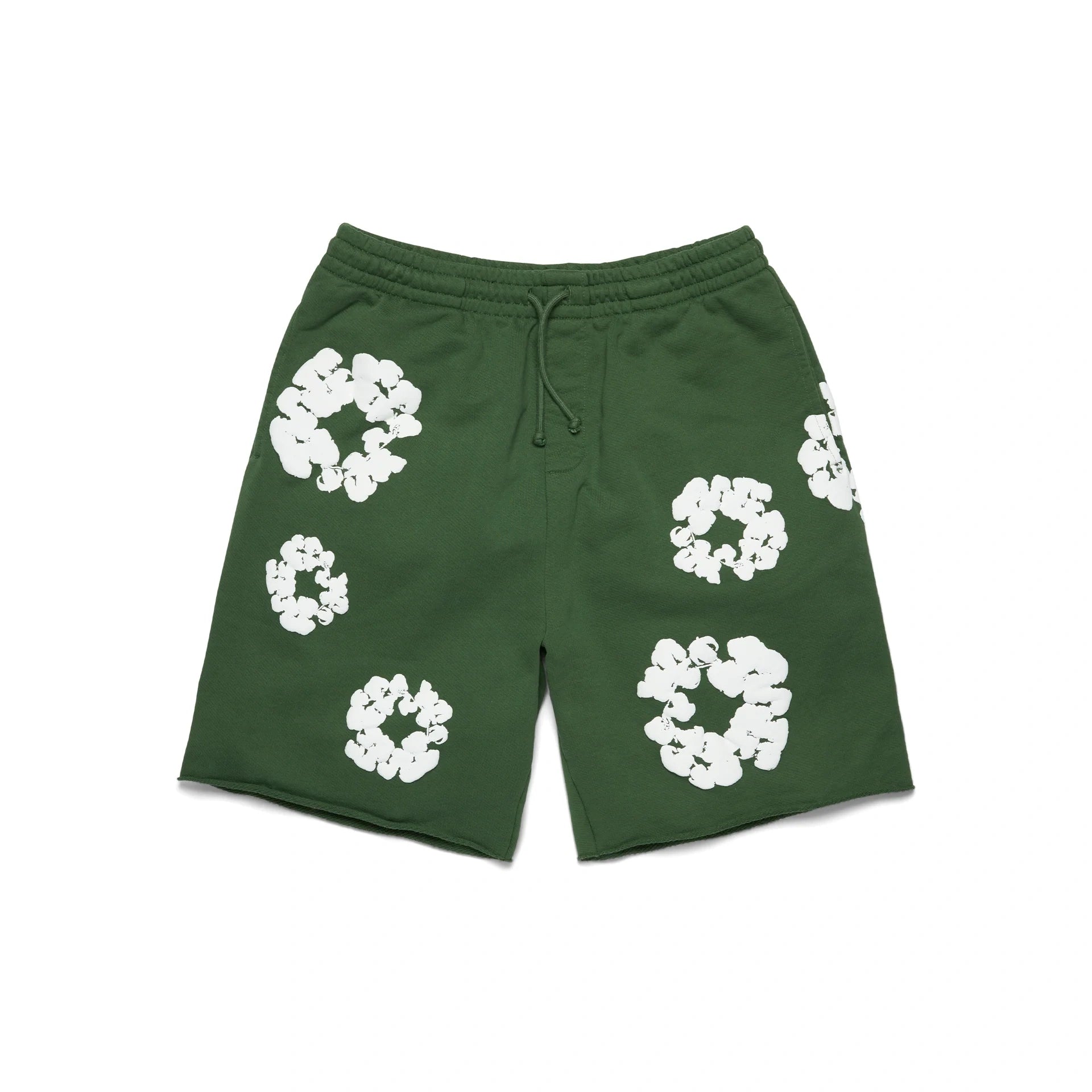 Denim Tears Cotton Wreath Sweat Shorts – Green