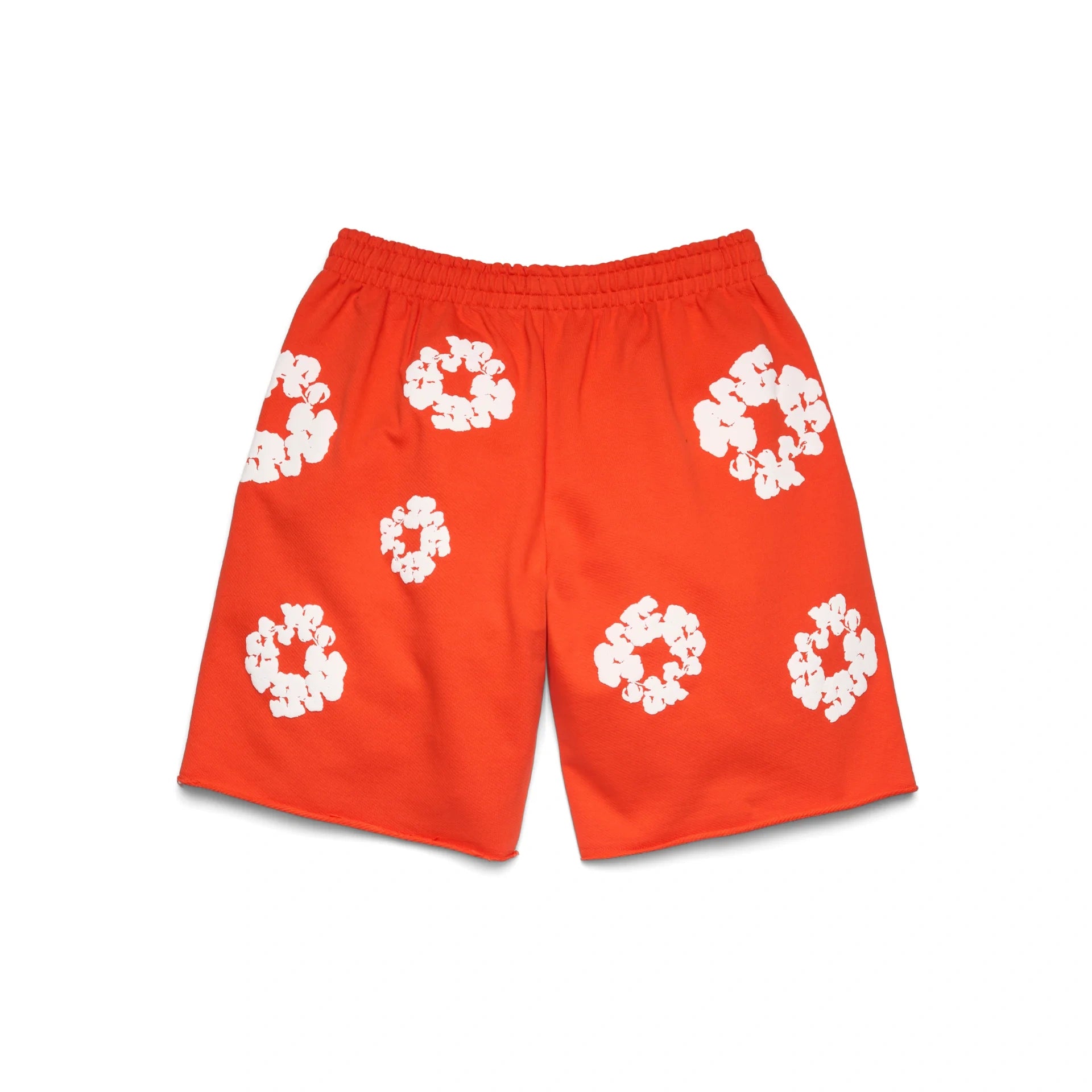 Denim Tears Cotton Wreath Sweat Shorts – Orange