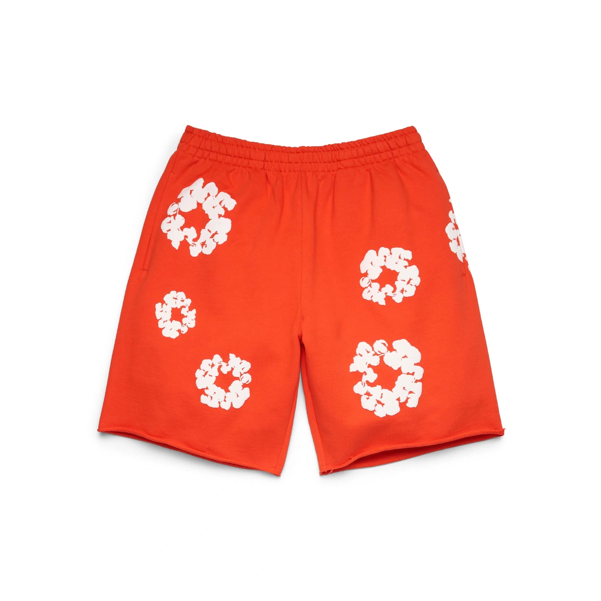 Denim Tears Cotton Wreath Sweat Shorts – Orange