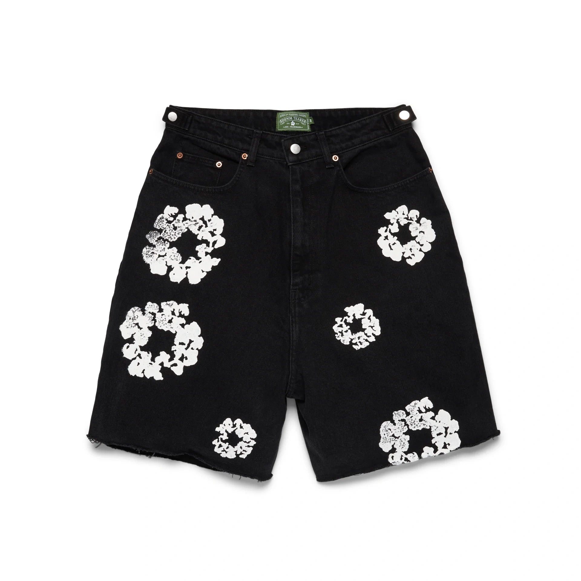 Denim Tears Cotton Wreath Jean Short – Black