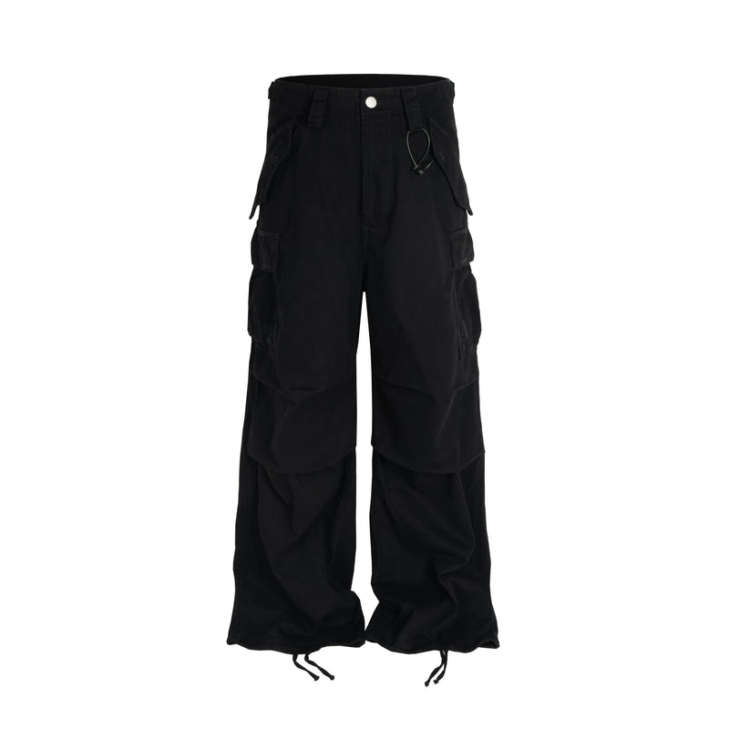 Omirad Utility Cargo Wide-Leg Pants | Tactical Streetwear