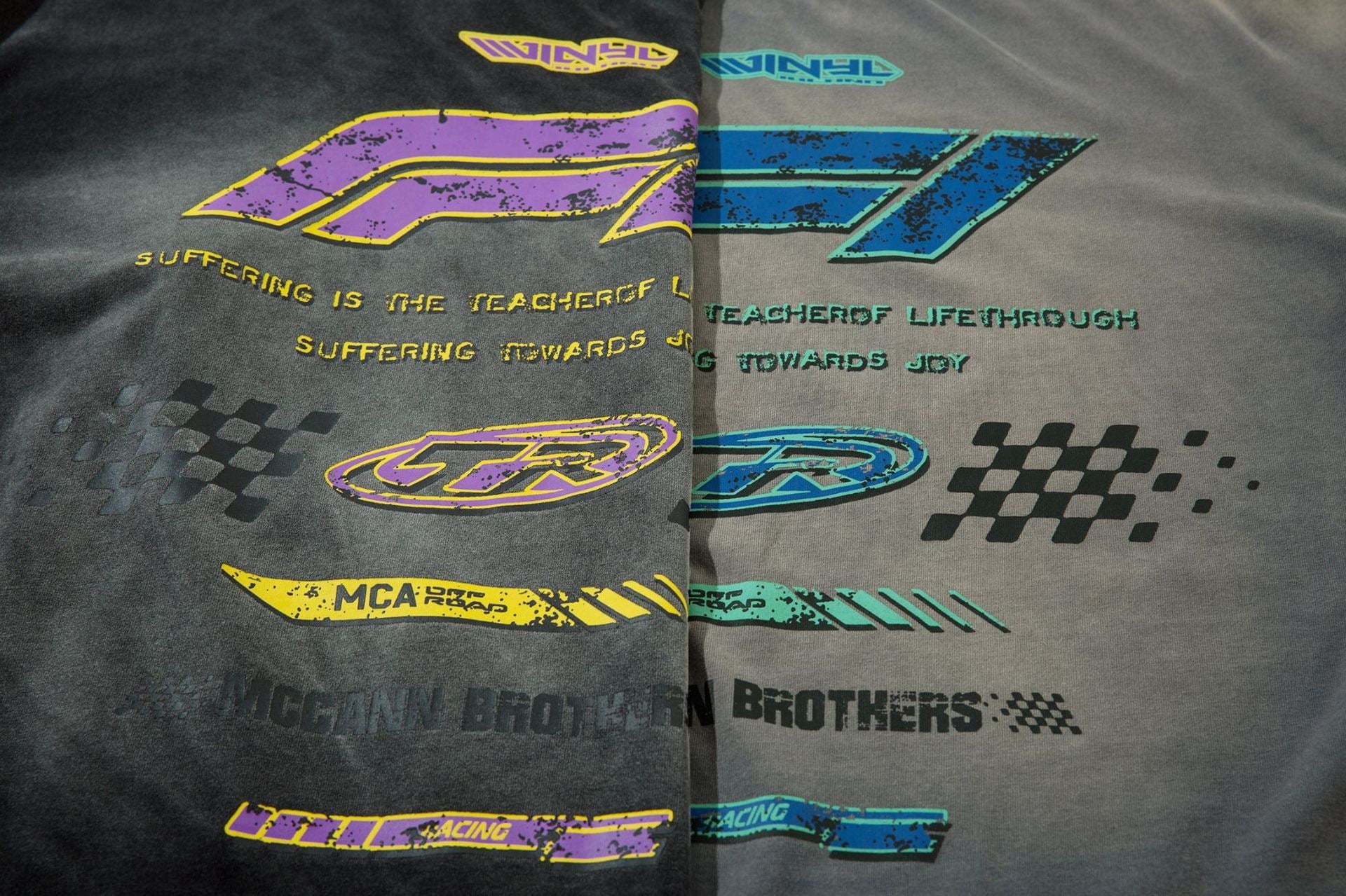 Motorsport Graphic Layered Tee | Y2K Racing Streetwear