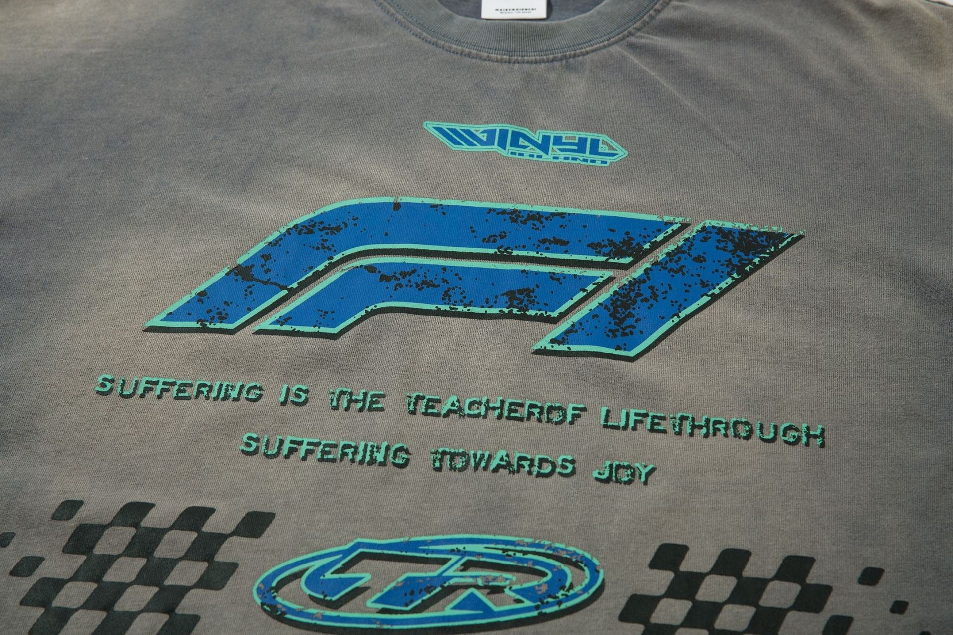 Motorsport Graphic Layered Tee | Y2K Racing Streetwear