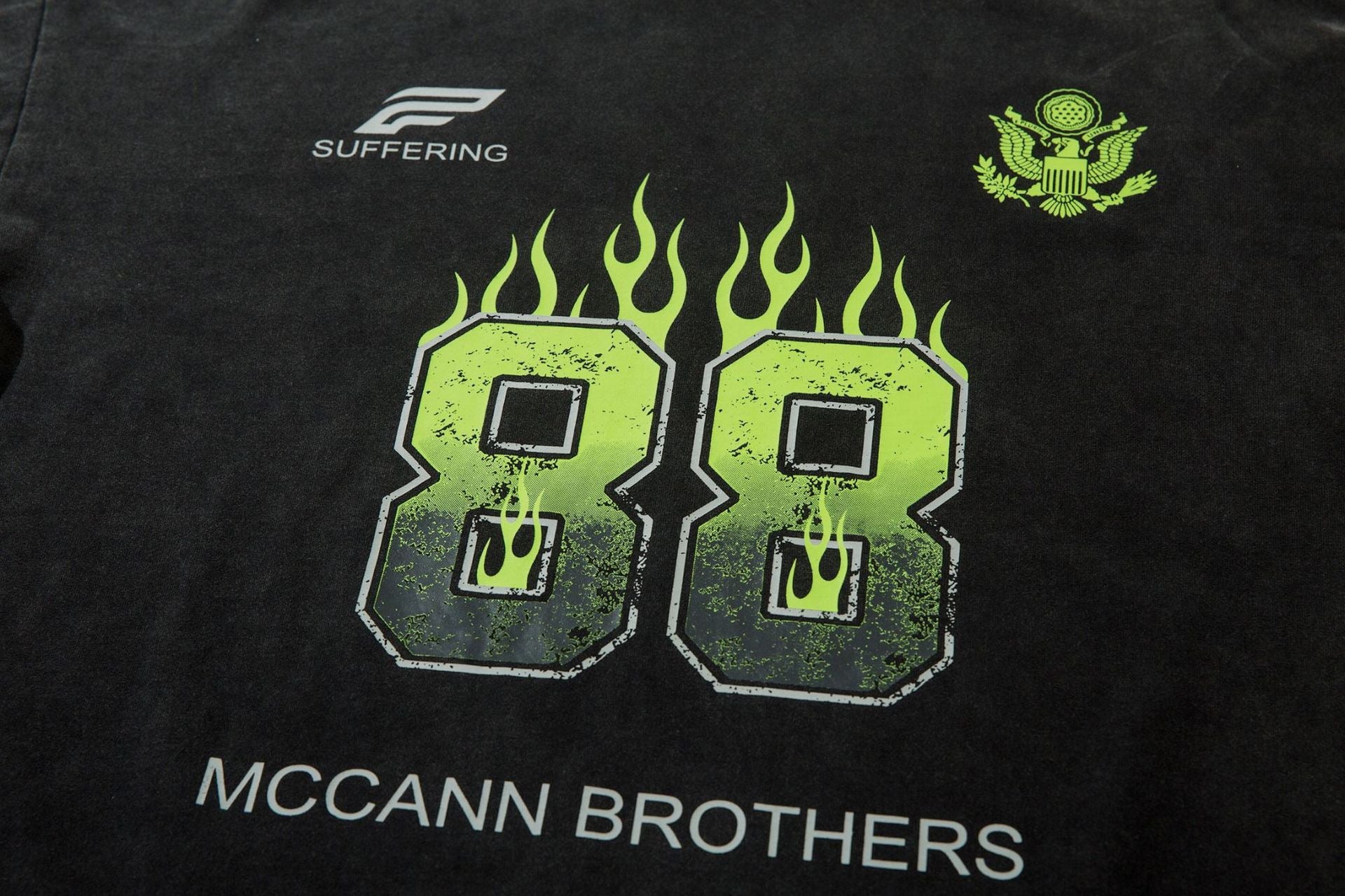 McCann Brothers Flaming 88 Layered Long Sleeve Tee