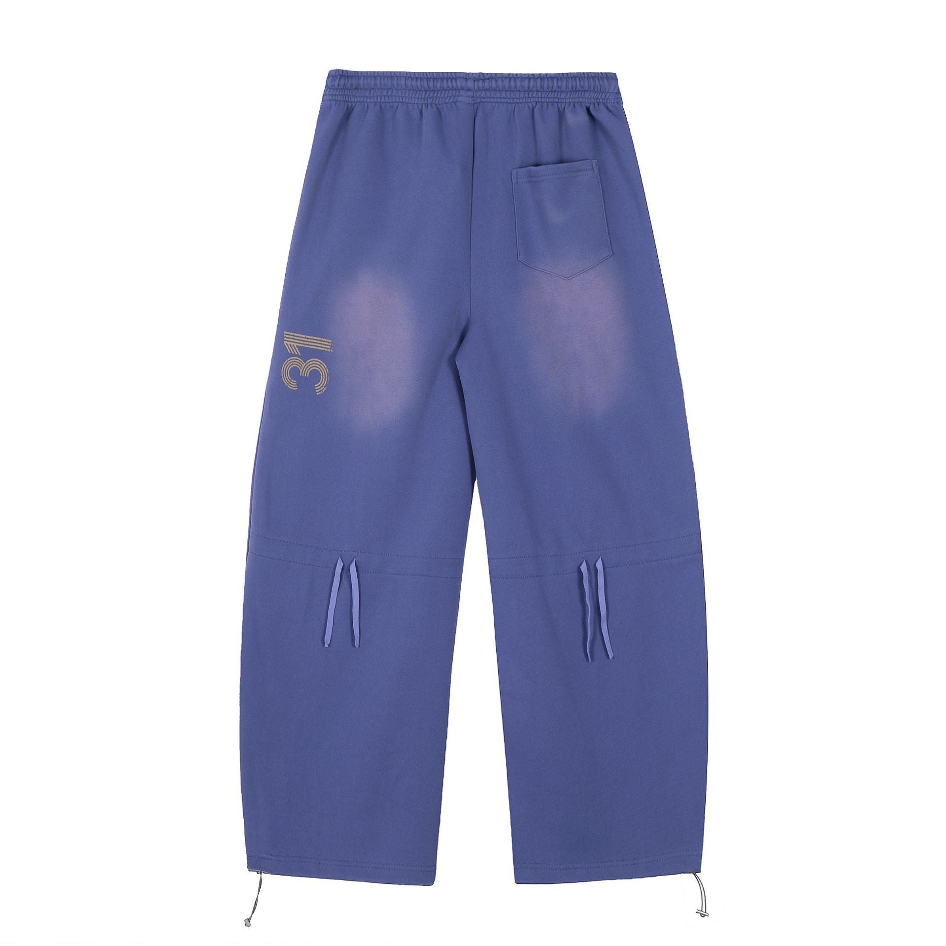 Washed Logo Wide-Leg Sweatpants | Street Style Joggers