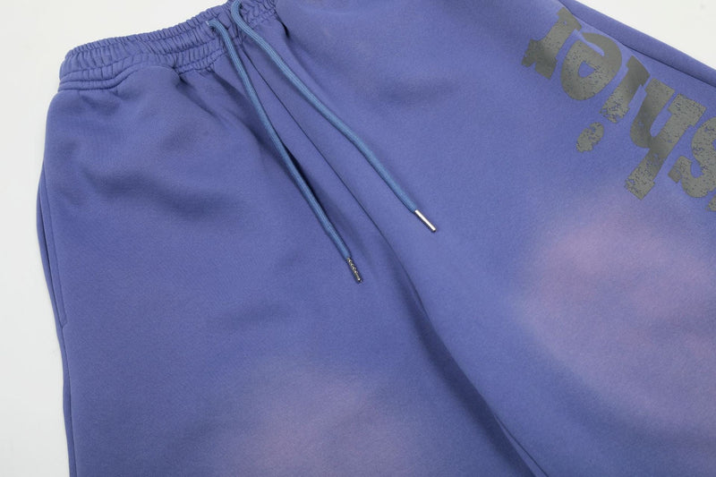 Washed Logo Wide-Leg Sweatpants | Street Style Joggers