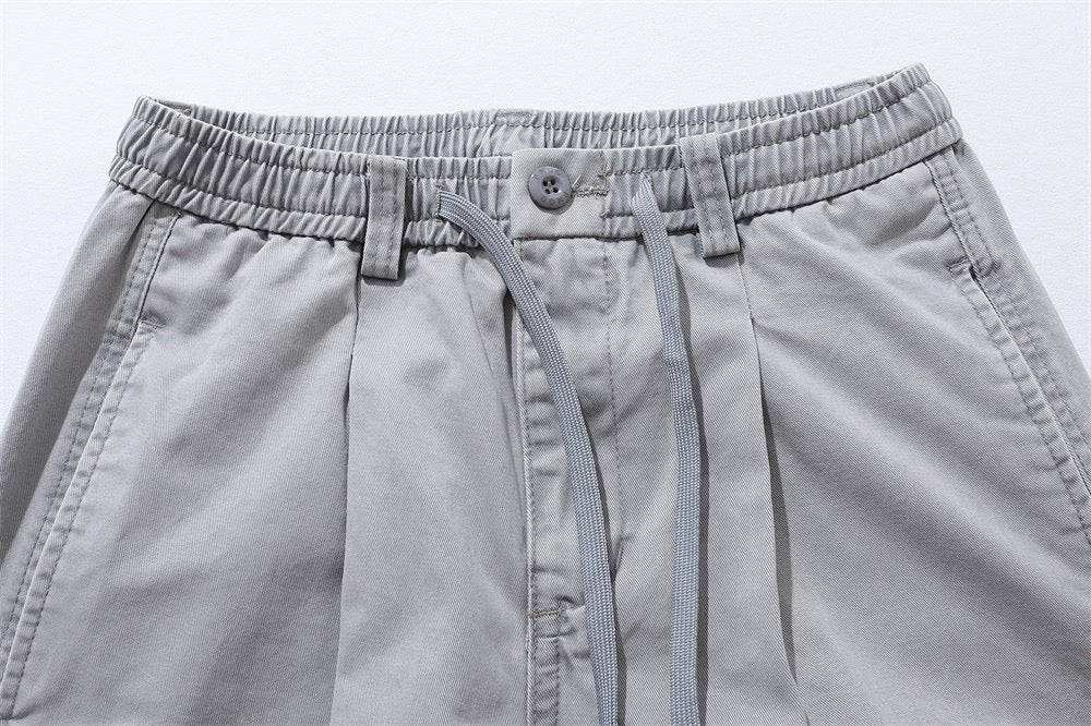 Men's Relaxed Drawstring Shorts | Elastic Waist Casual Shorts