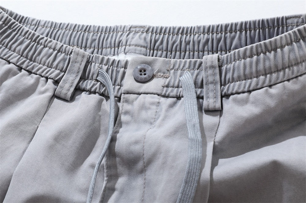 Men's Relaxed Drawstring Shorts | Elastic Waist Casual Shorts