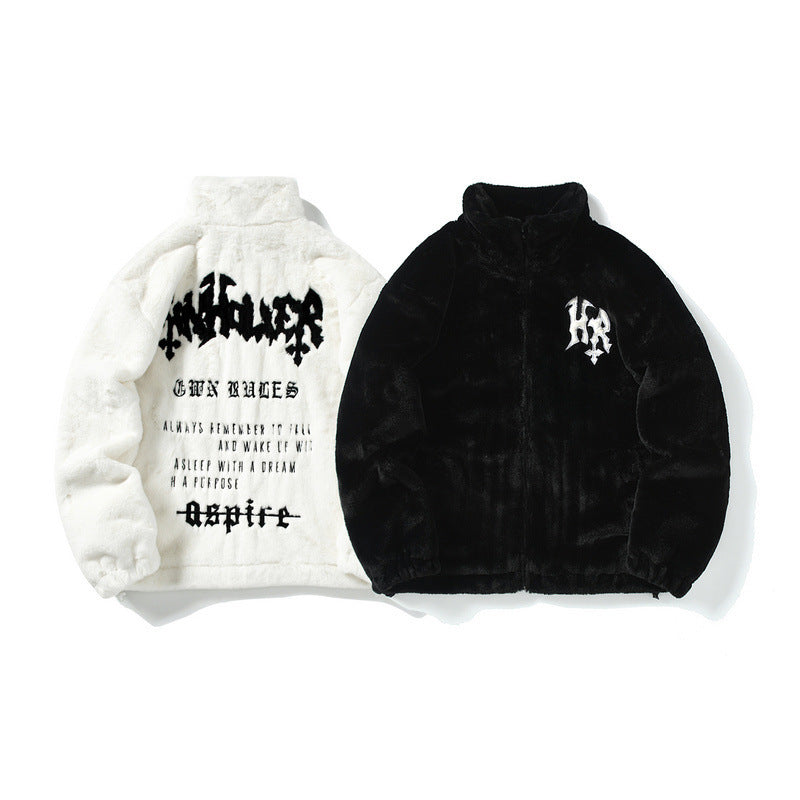 Omirad Graphic Fleece Zip Jacket | Bold Street Style