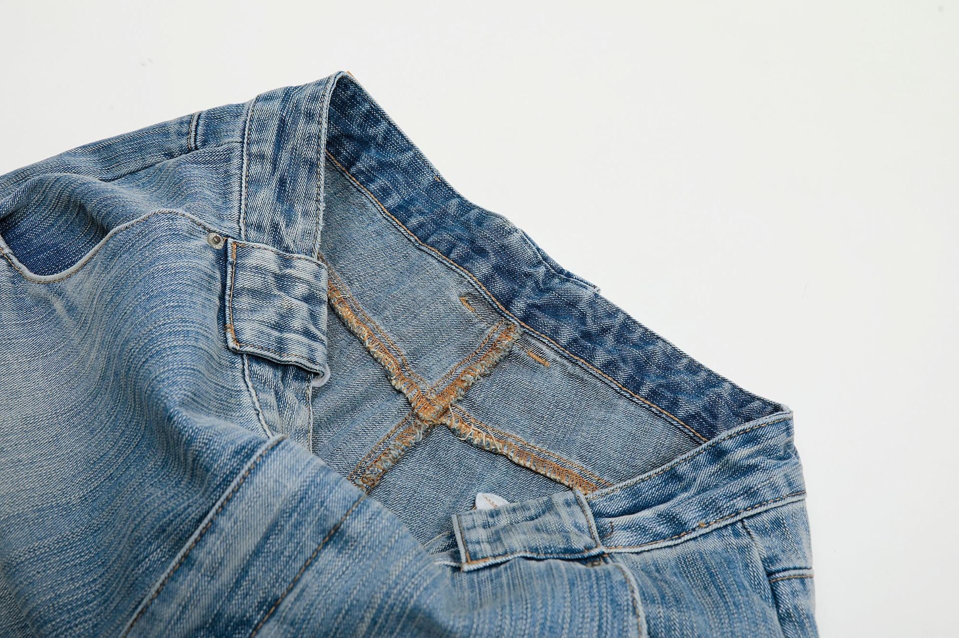 Omirad Vintage Fade Balloon Jeans | Wide Leg Denim