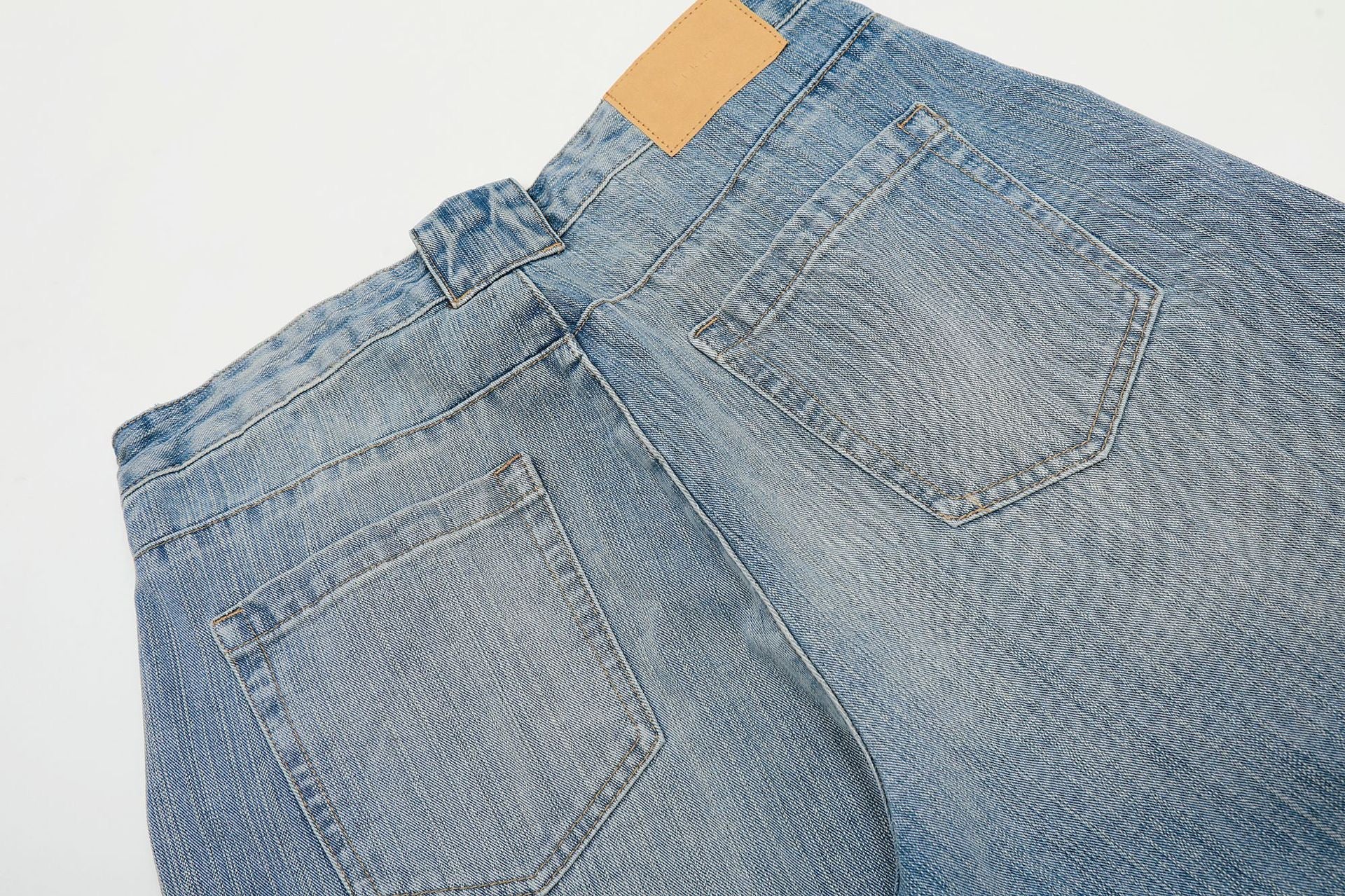Omirad Vintage Fade Balloon Jeans | Wide Leg Denim