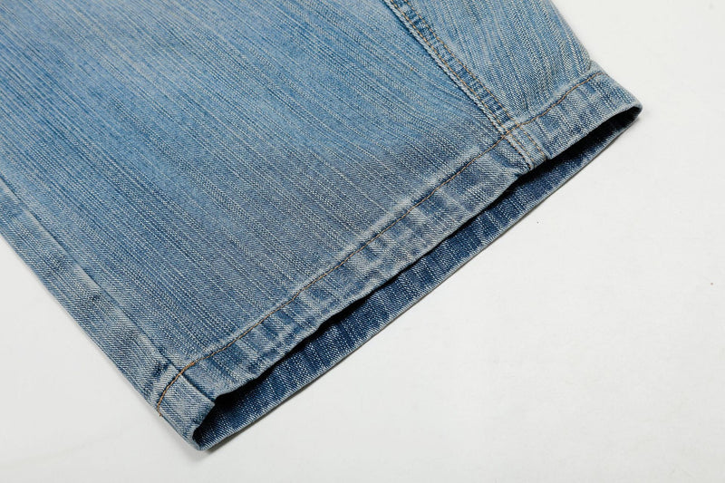 Omirad Vintage Fade Balloon Jeans | Wide Leg Denim