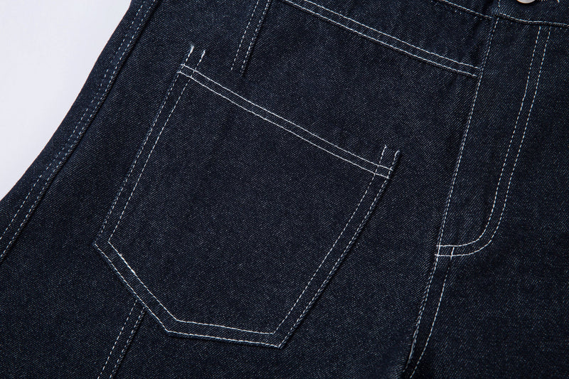 Omirad Balloon Wide-Leg Jeans | Dark Indigo Denim