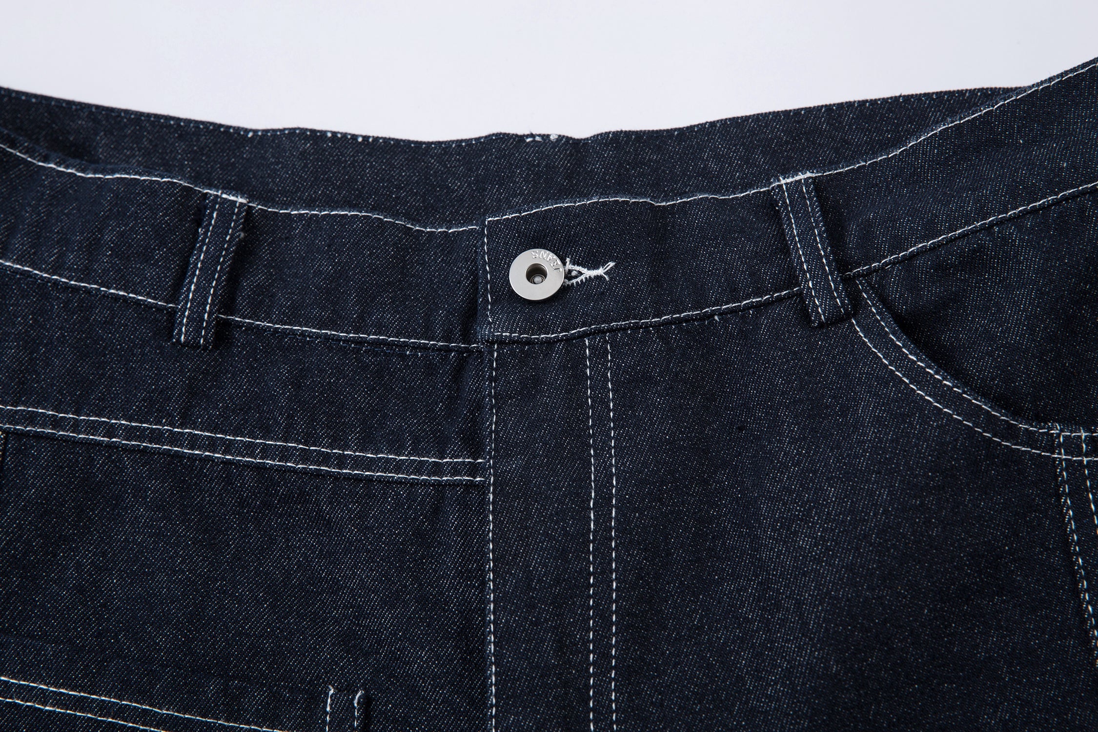 Omirad Balloon Wide-Leg Jeans | Dark Indigo Denim