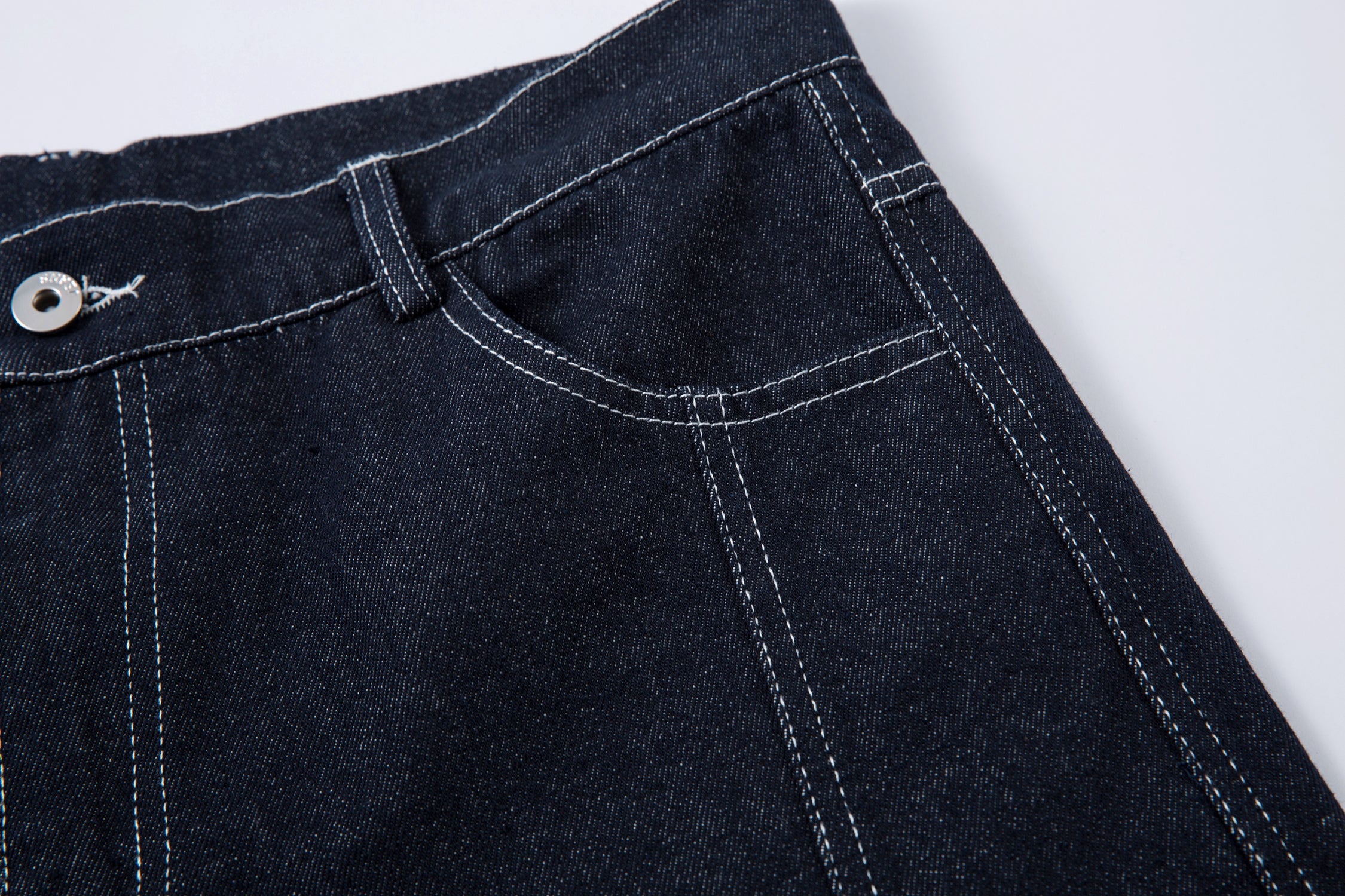 Omirad Balloon Wide-Leg Jeans | Dark Indigo Denim