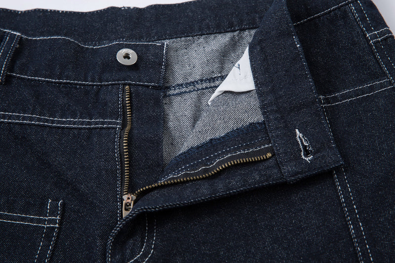 Omirad Balloon Wide-Leg Jeans | Dark Indigo Denim