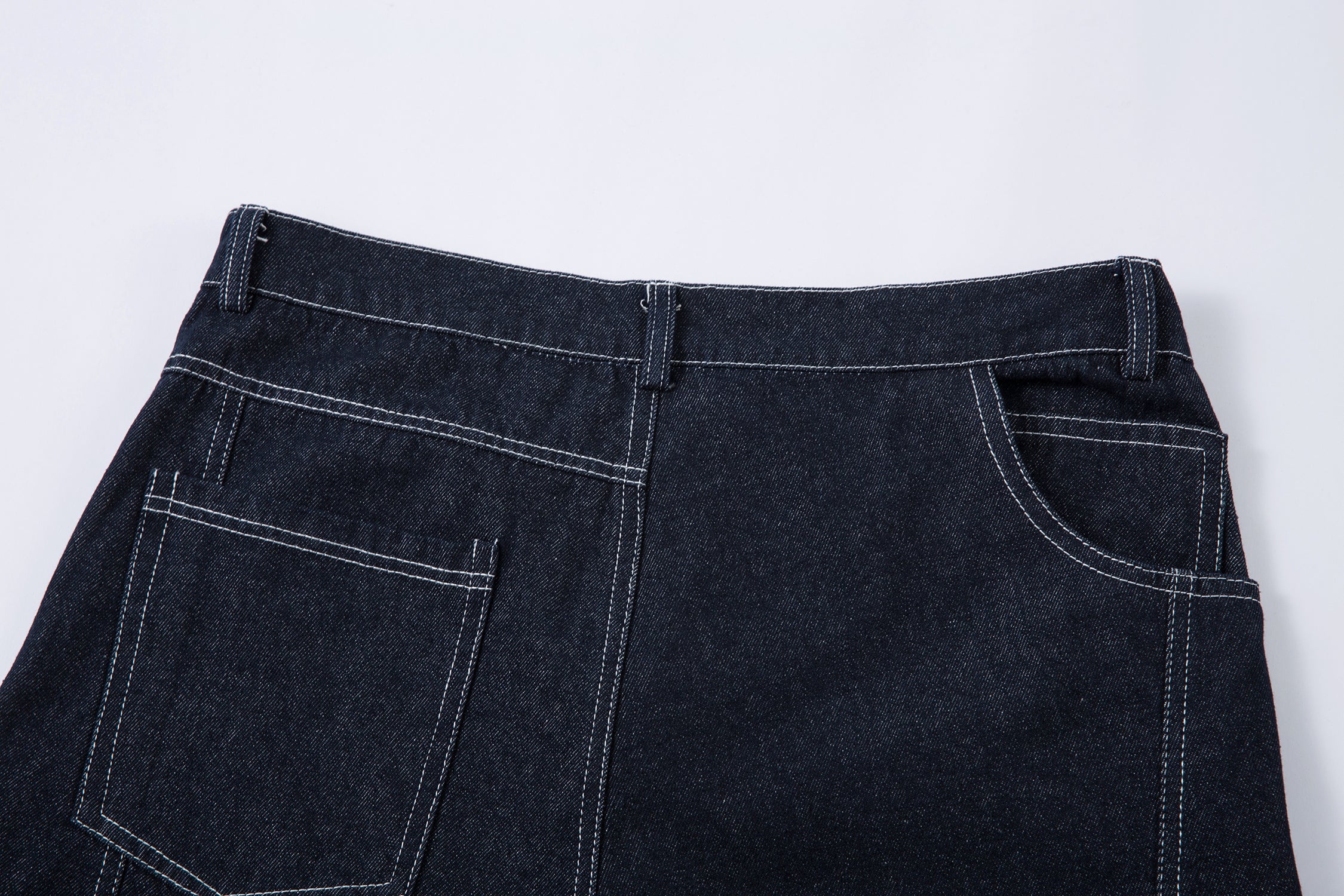 Omirad Balloon Wide-Leg Jeans | Dark Indigo Denim