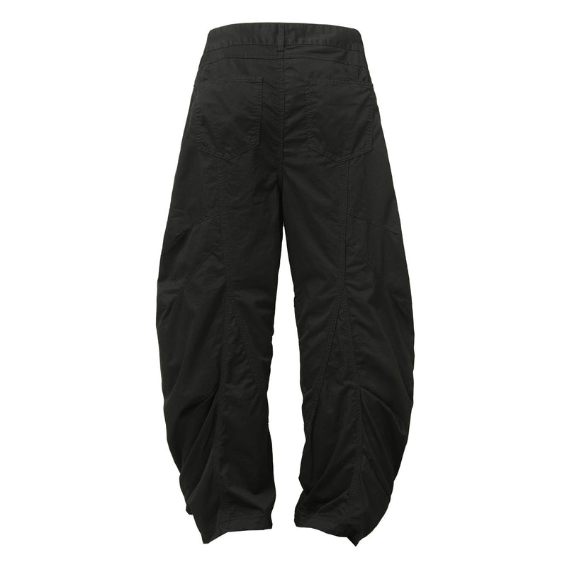 Balloon Fit Utility Cotton Pants | Curved Panel Streetwear