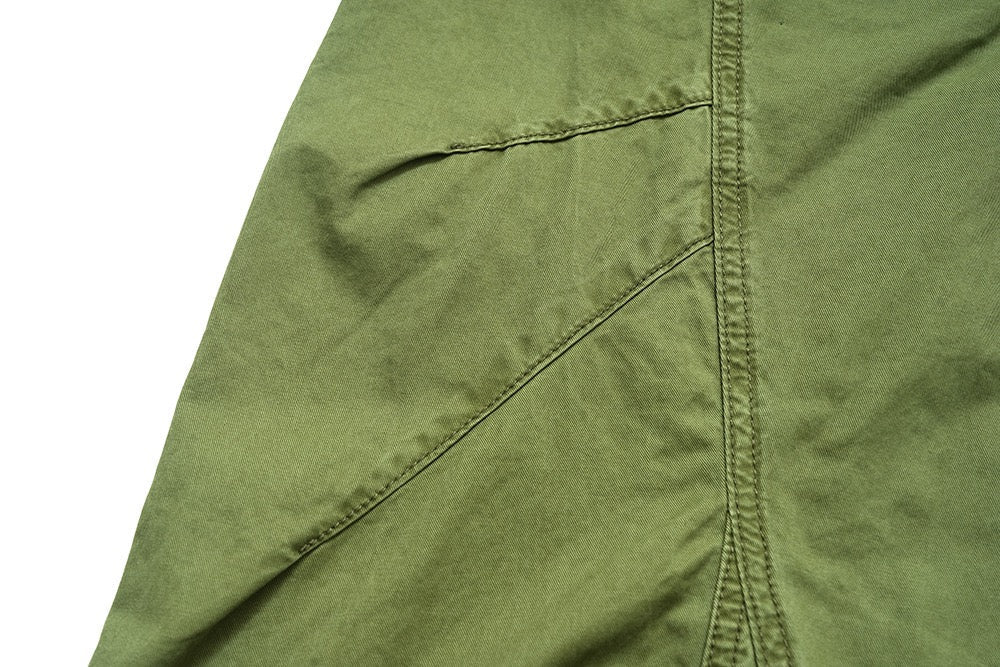 Balloon Fit Utility Cotton Pants | Curved Panel Streetwear