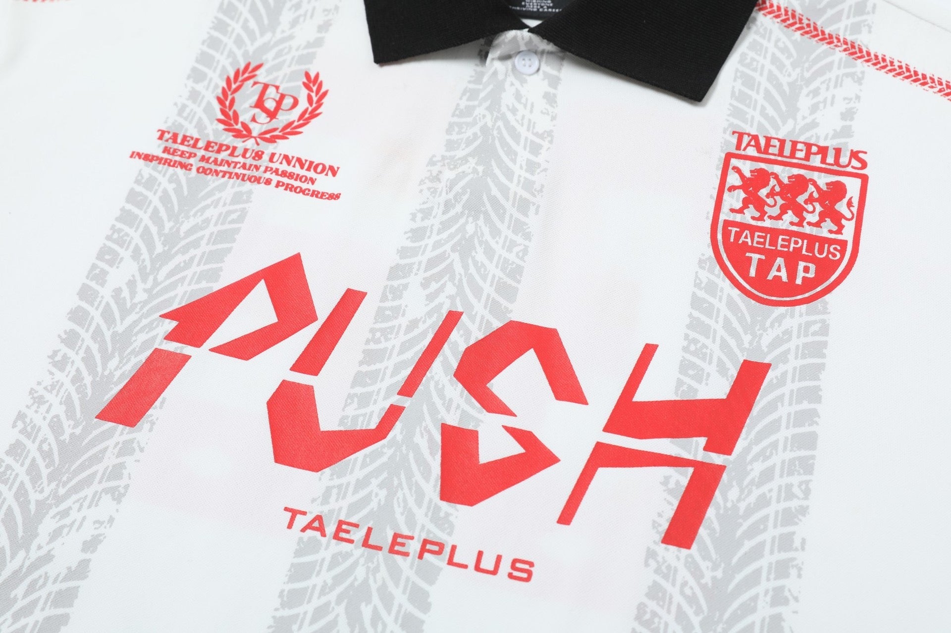 PUSH Contrast Collar Soccer Jersey | Street Football Shirt