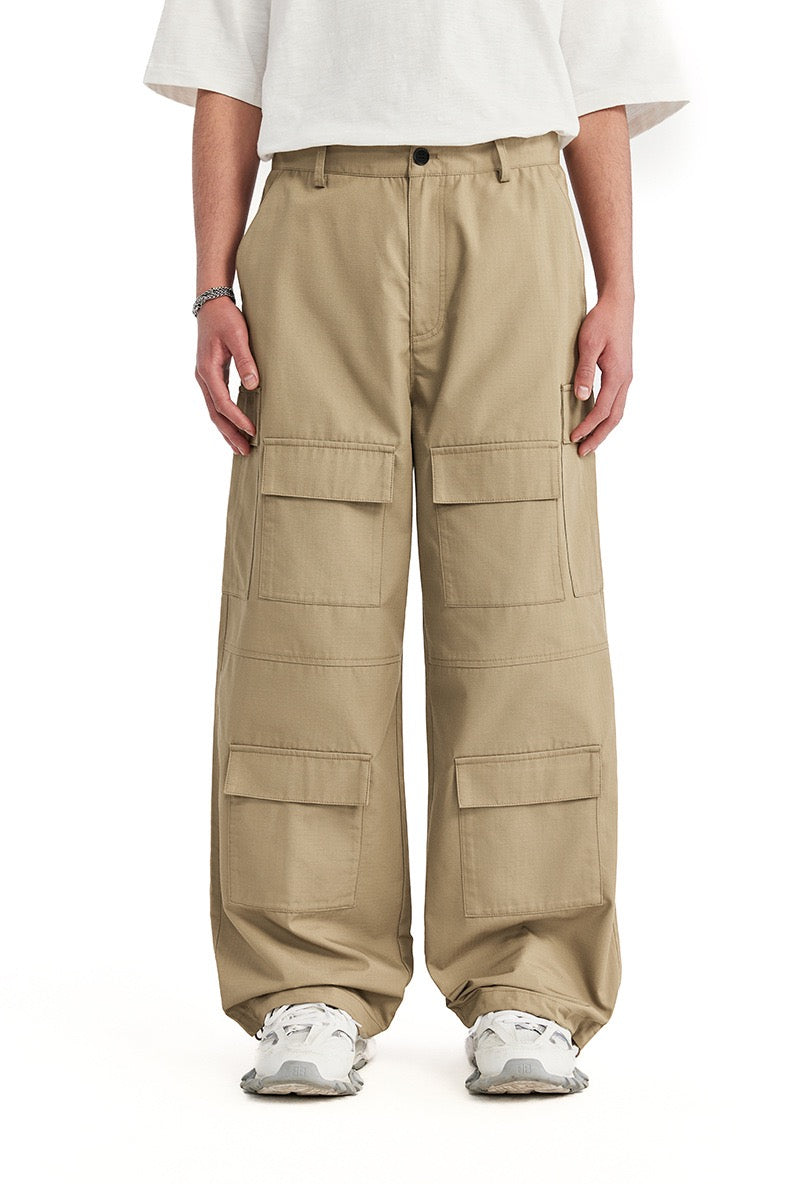Omirad Multi-Pocket Cargo Pants | Straight-Leg Utility