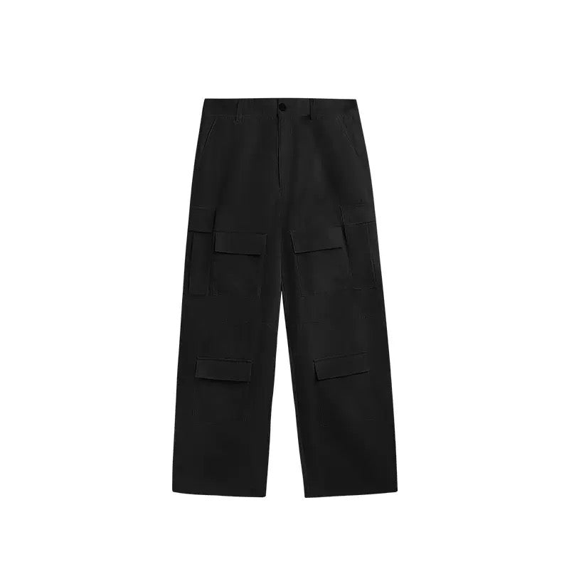 Omirad Multi-Pocket Cargo Pants | Straight-Leg Utility