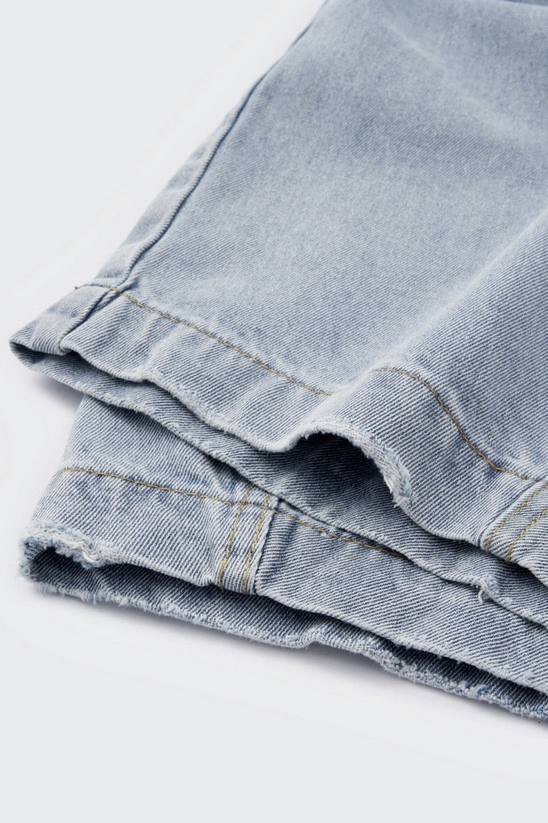Omirad Washed Balloon Wide-Leg Denim Pants | Oversized Fit