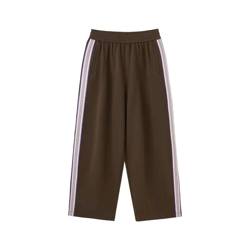 Side-Stripe Relaxed Wide-Leg Track Pants | SEAKOFF