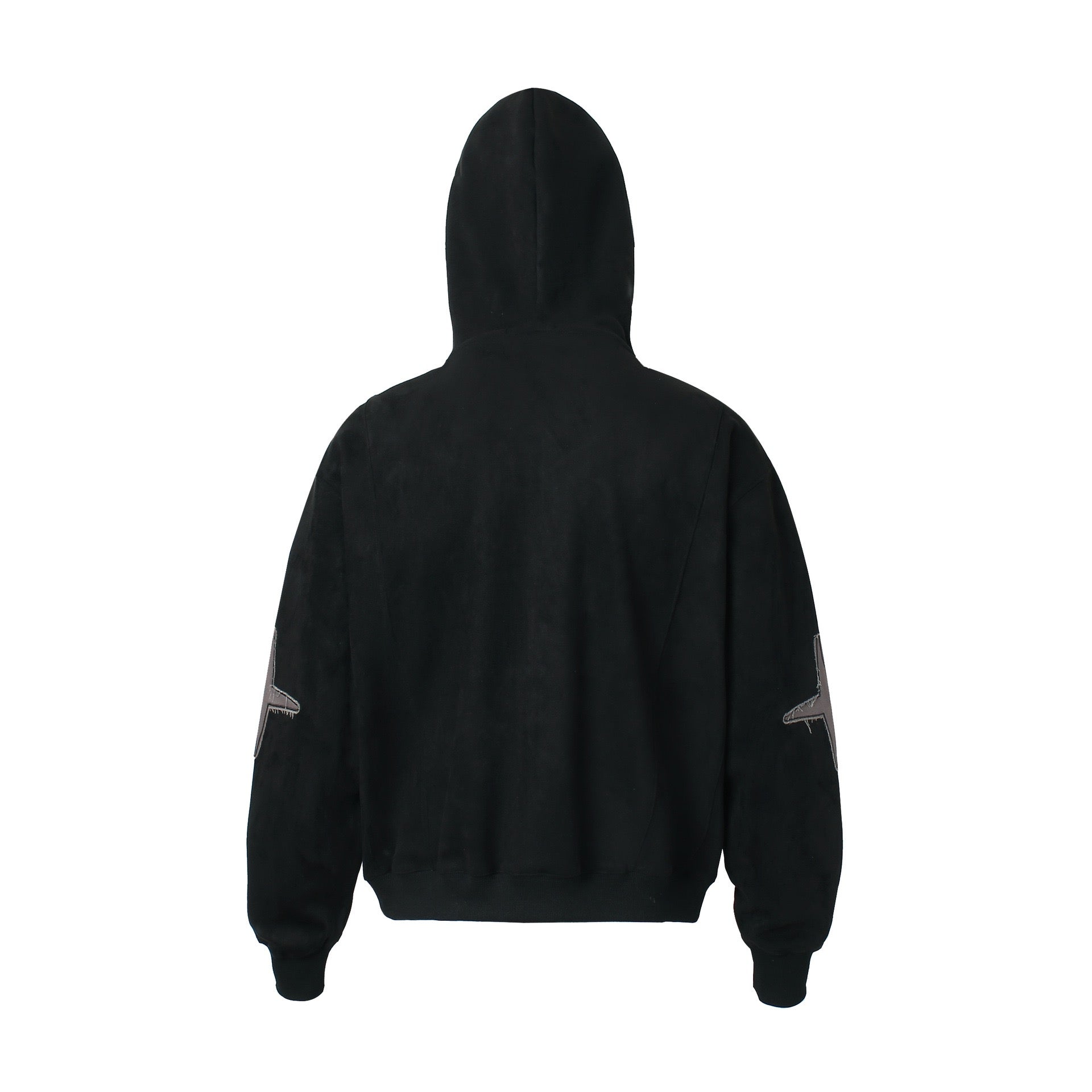 Omirad Washed Gothic Logo Zip-Up Hoodie | Oversized Streetwear