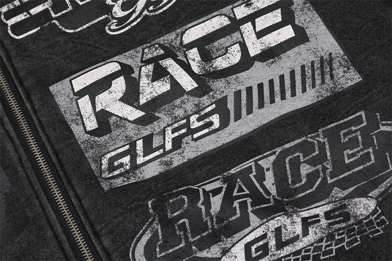Omirad Racing Graphic Zip Hoodie | Streetwear Motorsport