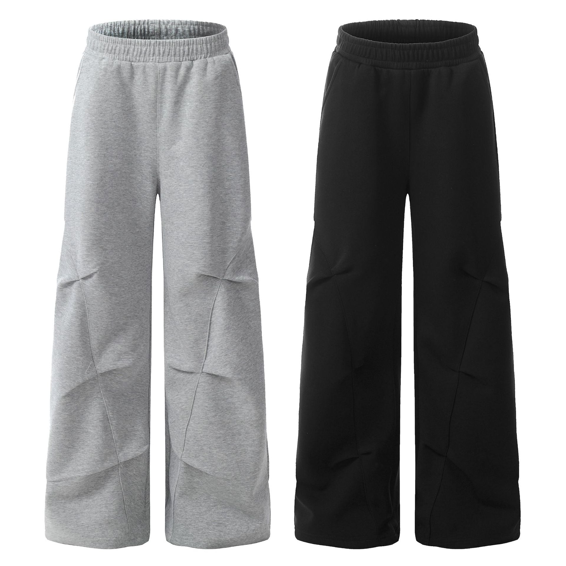 Sculpt-Line Wide-Leg Sweatpants | Cotton-Rich Athletic Fit