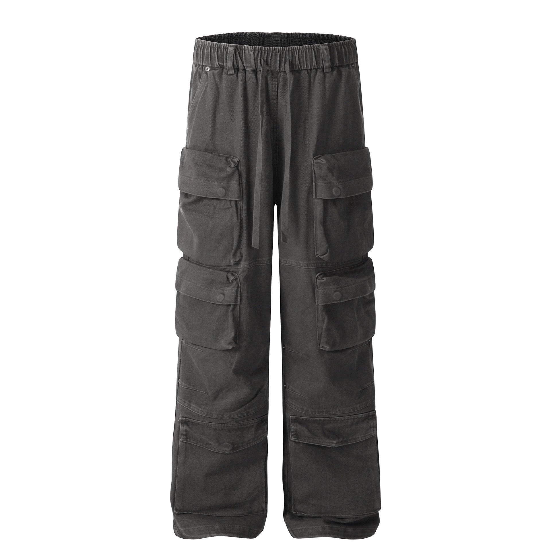 Omirad Multi-Pocket Cargo Pants | Wide-Leg Utility Streetwear