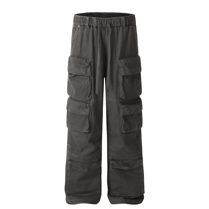 Omirad Multi-Pocket Cargo Pants | Wide-Leg Utility Streetwear