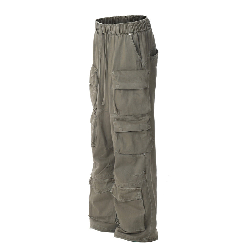 Omirad Multi-Pocket Cargo Pants | Wide-Leg Utility Streetwear