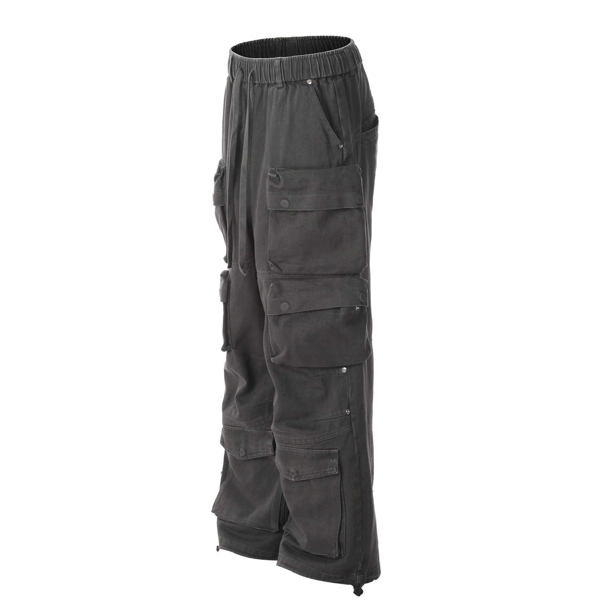 Omirad Multi-Pocket Cargo Pants | Wide-Leg Utility Streetwear