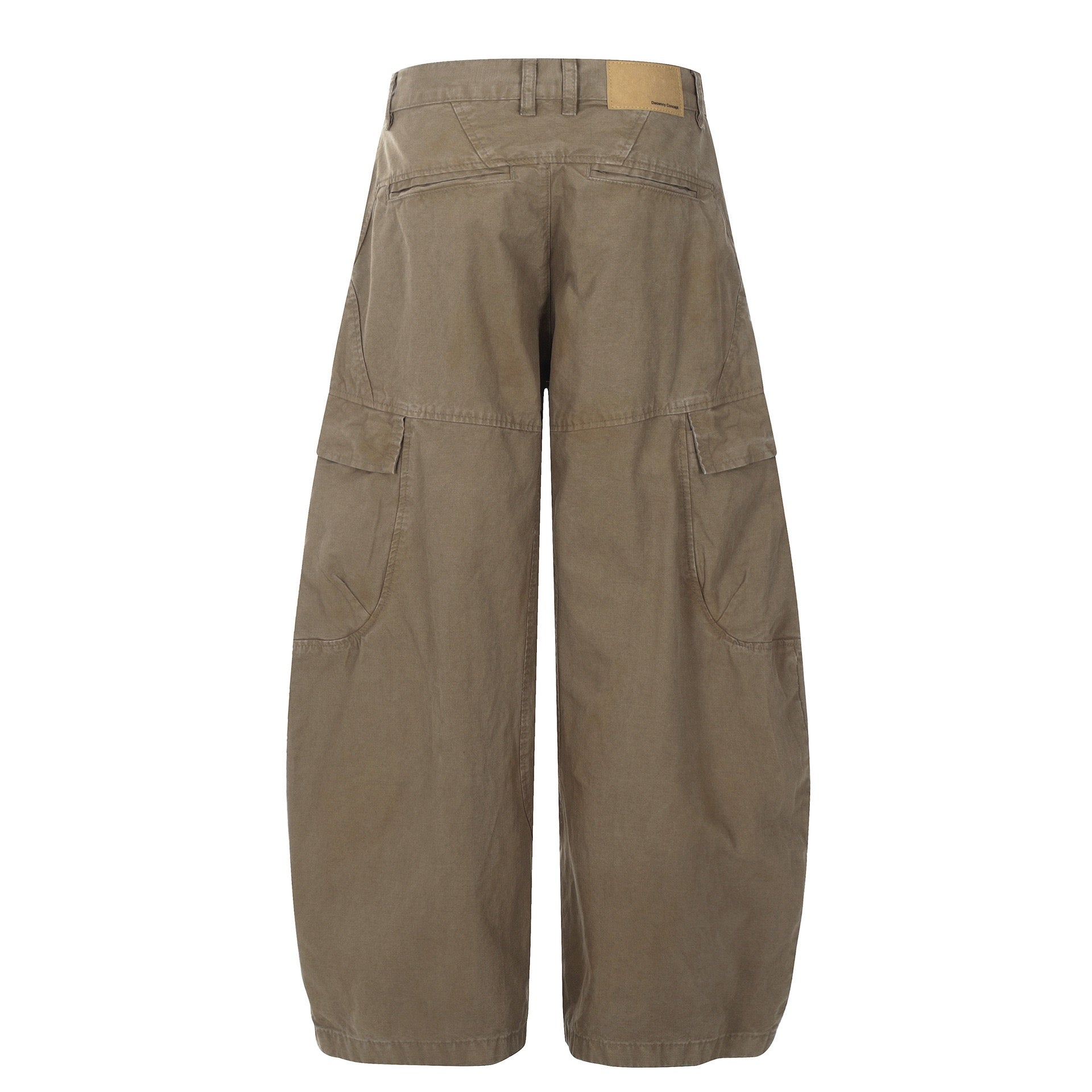 Oversized Wide-Leg Cargo Pants | Sculpted Utility Streetwear